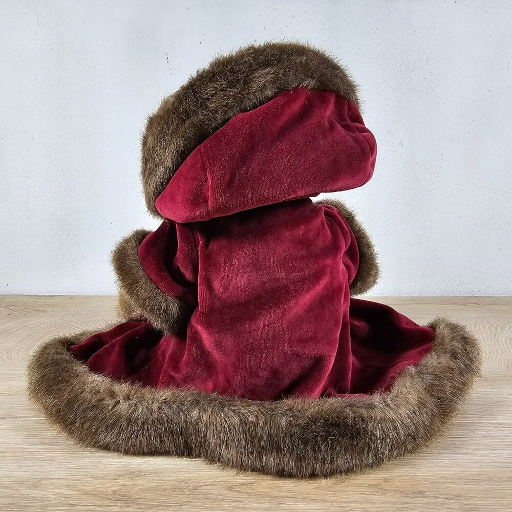 Boyds Bears Archive Series Mrs Northstar Jointed Plush Red Cape Vintage 1999 13" - Picture 6 of 10